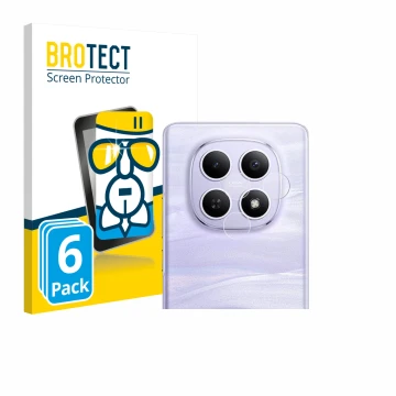 Parte frontale di una confezione del prodotto con il logo del marchio BROTECT. Accanto è raffigurato il dispositivo Xiaomi Red