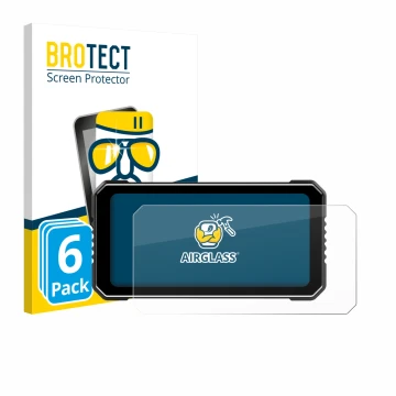 Parte frontale di una confezione del prodotto con il logo del marchio BROTECT. Accanto è raffigurato il dispositivo Vtopek MT2