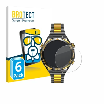 Parte frontale di una confezione del prodotto con il logo del marchio BROTECT. Accanto è raffigurato il dispositivo Blackview 