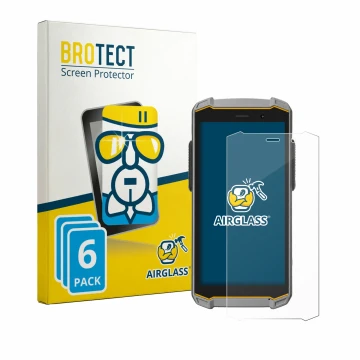 Parte frontale di una confezione del prodotto con il logo del marchio BROTECT. Accanto è raffigurato il dispositivo i.safe MOB