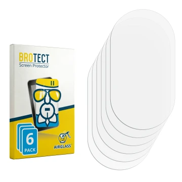 Parte frontale di una confezione del prodotto con il logo del marchio BROTECT. Accanto si trova la protezione per lo schermo c