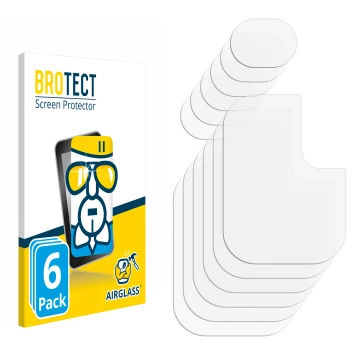 Parte frontale di una confezione del prodotto con il logo del marchio BROTECT. Accanto si trova la protezione per lo schermo c