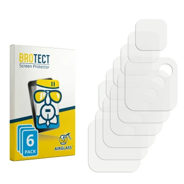 Parte frontale di una confezione del prodotto con il logo del marchio BROTECT. Accanto si trova la protezione per lo schermo c