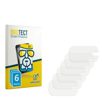 Parte frontale di una confezione del prodotto con il logo del marchio BROTECT. Accanto si trova la protezione per lo schermo c