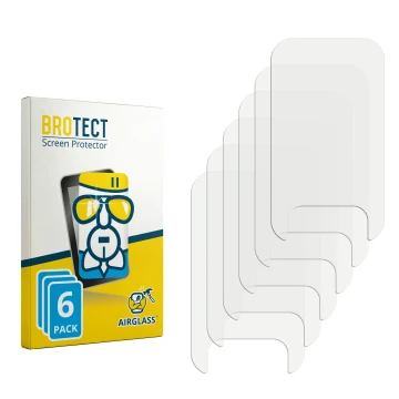 Parte frontale di una confezione del prodotto con il logo del marchio BROTECT. Accanto si trova la protezione per lo schermo c