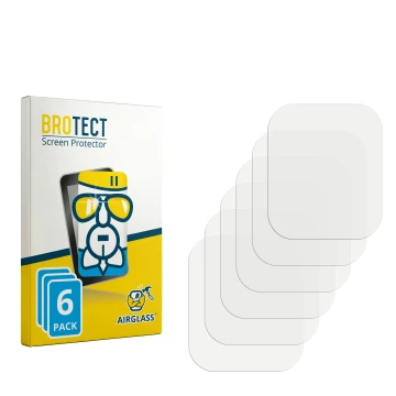 Parte frontale di una confezione del prodotto con il logo del marchio BROTECT. Accanto si trova la protezione per lo schermo c