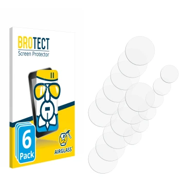 Parte frontale di una confezione del prodotto con il logo del marchio BROTECT. Accanto si trova la protezione per lo schermo c