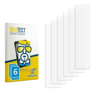 Parte frontale di una confezione del prodotto con il logo del marchio BROTECT. Accanto si trova la protezione per lo schermo c