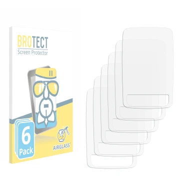 Parte frontale di una confezione del prodotto con il logo del marchio BROTECT. Accanto si trova la protezione per lo schermo c