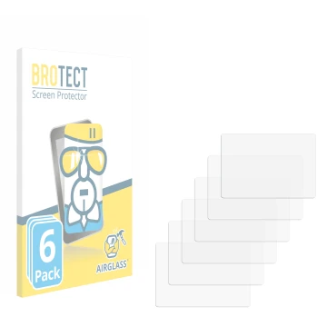 Parte frontale di una confezione del prodotto con il logo del marchio BROTECT. Accanto si trova la protezione per lo schermo c
