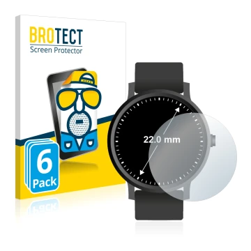 Parte frontale di una confezione del prodotto con il logo del marchio BROTECT. Accanto è raffigurato il dispositivo Orologi (C