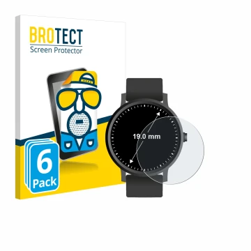 Parte frontale di una confezione del prodotto con il logo del marchio BROTECT. Accanto è raffigurato il dispositivo Orologi (C