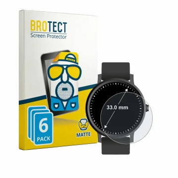 Parte frontale di una confezione del prodotto con il logo del marchio BROTECT. Accanto è raffigurato il dispositivo Orologi (C