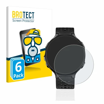 Parte frontale di una confezione del prodotto con il logo del marchio BROTECT. Accanto è raffigurato il dispositivo Garmin For