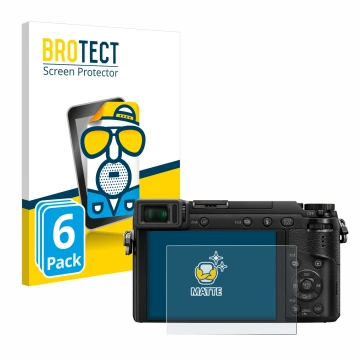 Parte frontale di una confezione del prodotto con il logo del marchio BROTECT. Accanto è raffigurato il dispositivo Panasonic 