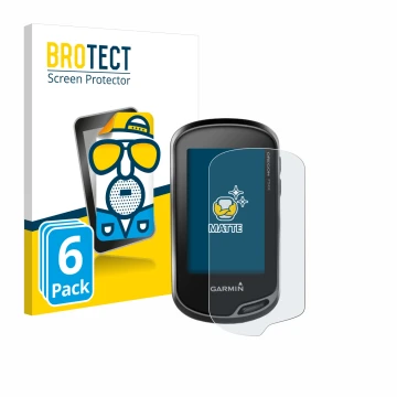Parte frontale di una confezione del prodotto con il logo del marchio BROTECT. Accanto è raffigurato il dispositivo Garmin Ore