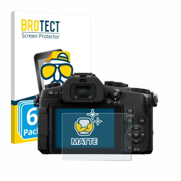 Parte frontale di una confezione del prodotto con il logo del marchio BROTECT. Accanto è raffigurato il dispositivo Panasonic 