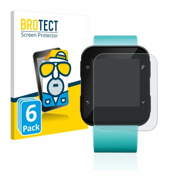 Parte frontale di una confezione del prodotto con il logo del marchio BROTECT. Accanto è raffigurato il dispositivo Garmin For