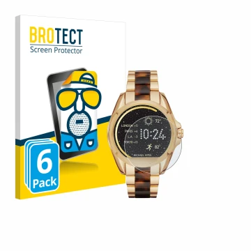 Parte frontale di una confezione del prodotto con il logo del marchio BROTECT. Accanto è raffigurato il dispositivo Michael Ko