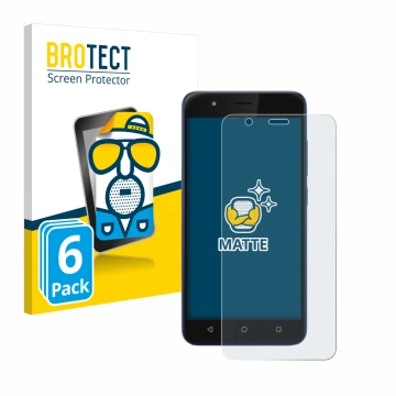 Parte frontale di una confezione del prodotto con il logo del marchio BROTECT. Accanto è raffigurato il dispositivo Gigaset GS