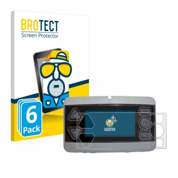 Parte frontale di una confezione del prodotto con il logo del marchio BROTECT. Accanto è raffigurato il dispositivo Airbus P8G