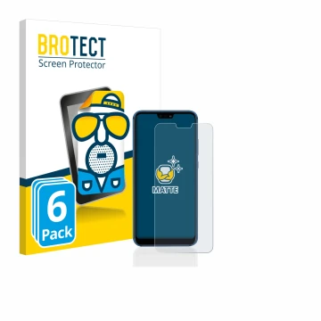 Parte frontale di una confezione del prodotto con il logo del marchio BROTECT. Accanto è raffigurato il dispositivo Huawei P20