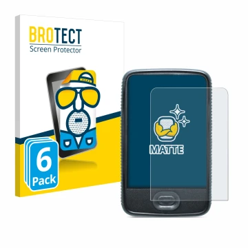 Parte frontale di una confezione del prodotto con il logo del marchio BROTECT. Accanto è raffigurato il dispositivo Dexcom G6 