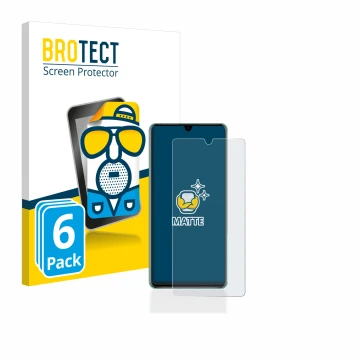 Parte frontale di una confezione del prodotto con il logo del marchio BROTECT. Accanto è raffigurato il dispositivo Huawei P30