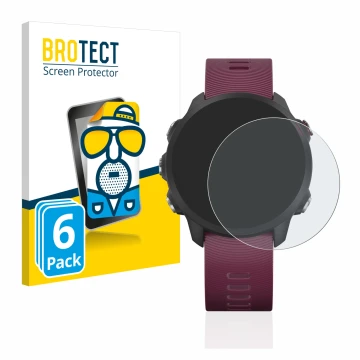 Parte frontale di una confezione del prodotto con il logo del marchio BROTECT. Accanto è raffigurato il dispositivo Garmin For