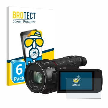 Parte frontale di una confezione del prodotto con il logo del marchio BROTECT. Accanto è raffigurato il dispositivo Panasonic 