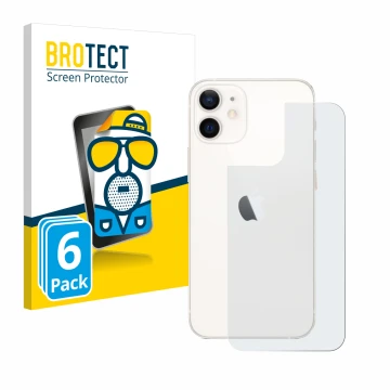 Parte frontale di una confezione del prodotto con il logo del marchio BROTECT. Accanto è raffigurato il dispositivo Apple iPho