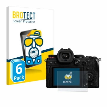 Parte frontale di una confezione del prodotto con il logo del marchio BROTECT. Accanto è raffigurato il dispositivo Panasonic 