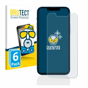 Parte frontale di una confezione del prodotto con il logo del marchio BROTECT. Accanto è raffigurato il dispositivo Apple iPho
