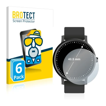 Parte frontale di una confezione del prodotto con il logo del marchio BROTECT. Accanto è raffigurato il dispositivo Orologi (C