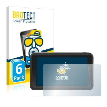 Parte frontale di una confezione del prodotto con il logo del marchio BROTECT. Accanto è raffigurato il dispositivo Desview R5