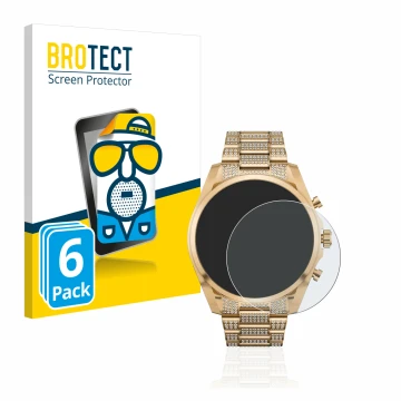 Parte frontale di una confezione del prodotto con il logo del marchio BROTECT. Accanto è raffigurato il dispositivo Michael Ko