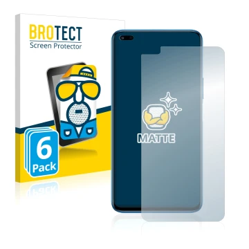 Parte frontale di una confezione del prodotto con il logo del marchio BROTECT. Accanto è raffigurato il dispositivo Honor 50 L
