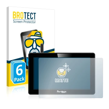 Parte frontale di una confezione del prodotto con il logo del marchio BROTECT. Accanto è raffigurato il dispositivo Portkeys B
