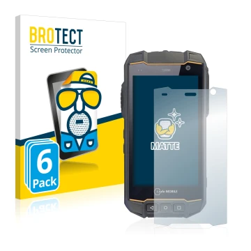 Parte frontale di una confezione del prodotto con il logo del marchio BROTECT. Accanto è raffigurato il dispositivo i.safe MOB
