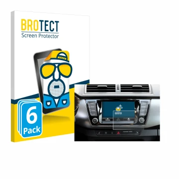 Parte frontale di una confezione del prodotto con il logo del marchio BROTECT. Accanto è raffigurato il dispositivo Skoda Fabi