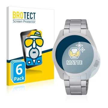 Parte frontale di una confezione del prodotto con il logo del marchio BROTECT. Accanto è raffigurato il dispositivo Seiko 5 Sp