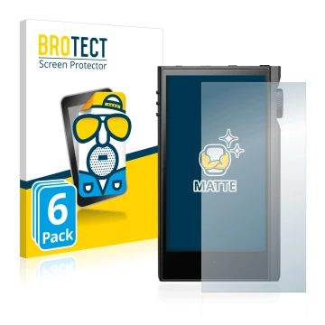 Parte frontale di una confezione del prodotto con il logo del marchio BROTECT. Accanto è raffigurato il dispositivo Astell&Ker