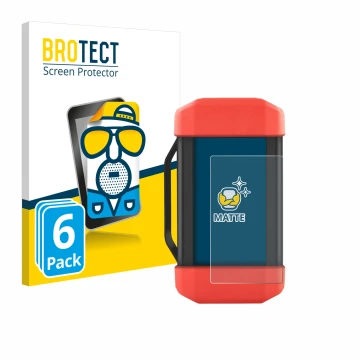 Parte frontale di una confezione del prodotto con il logo del marchio BROTECT. Accanto è raffigurato il dispositivo Launch SRD