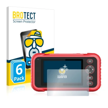 Parte frontale di una confezione del prodotto con il logo del marchio BROTECT. Accanto è raffigurato il dispositivo Launch CRP