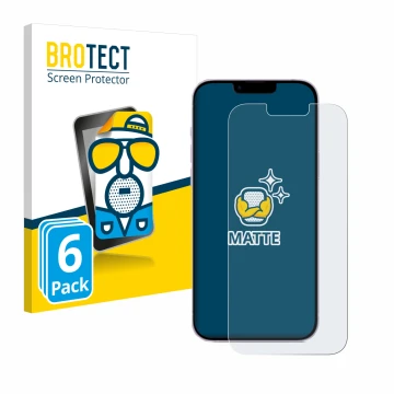 Parte frontale di una confezione del prodotto con il logo del marchio BROTECT. Accanto è raffigurato il dispositivo Apple iPho