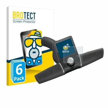 Parte frontale di una confezione del prodotto con il logo del marchio BROTECT. Accanto è raffigurato il dispositivo Motocaddy 