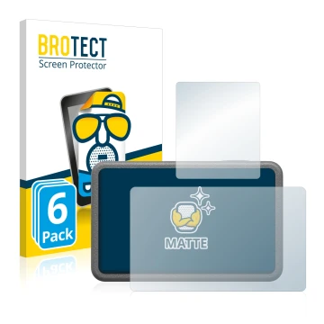 Parte frontale di una confezione del prodotto con il logo del marchio BROTECT. Accanto è raffigurato il dispositivo DJI Osmo A