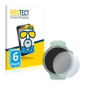 Parte frontale di una confezione del prodotto con il logo del marchio BROTECT. Accanto è raffigurato il dispositivo Swatch Big
