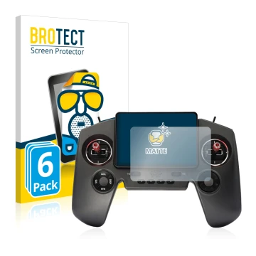 Parte frontale di una confezione del prodotto con il logo del marchio BROTECT. Accanto è raffigurato il dispositivo FrSky Twin