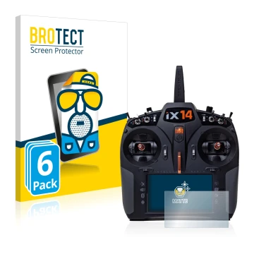 Parte frontale di una confezione del prodotto con il logo del marchio BROTECT. Accanto è raffigurato il dispositivo Spektrum i